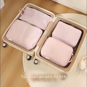 Túi đựng đồ du lịch 6 món cho vali phân loại quần áo và túi đựng đồ chống thấm nước và chống bụi