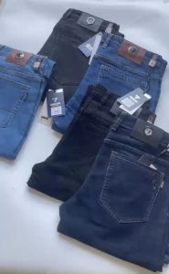 Quần Jeans Cotton Vĩnh Tiến Cao Cấp QB599 Trơn