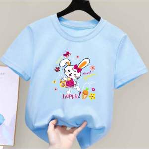 KAOS OBLONG ANAK PEREMPUAN MOTIF USIA 2-10THN ATASAN ANAK PEREMPUAN LENGAN PENDEK