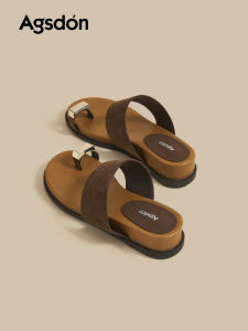 Agsdon | Wedge Heel Flip-Flop Roman Sandals