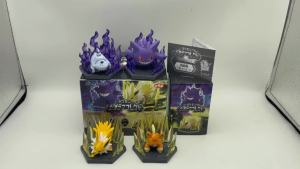 Bandai | Hộp Mù Mô Hình Pokemon - Espeon Mew Bronzor Varoom Meltan Ralts Cảnh Chiến Đấu Kỹ Năng Hiệu Ứng Đặc Biệt Đồ Chơi Mô Hình Làm Quà Tặng Sinh Nhật