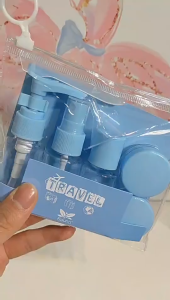 6 in 1 Traveler Empty Bottle Set for Travel Organizer Liquid Soap Dispenser Bottle Gift Giveaways