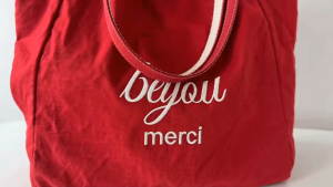 Mulon striped canvas bag Korean ins lazy style tote bag student large capacity casual shoulder bag for women