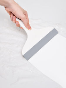 Kitchen Range Hood Water Scrubber Handheld Glass Scraper Tabletop Cleaning Mini Small Size for Stove Top Glass Surface