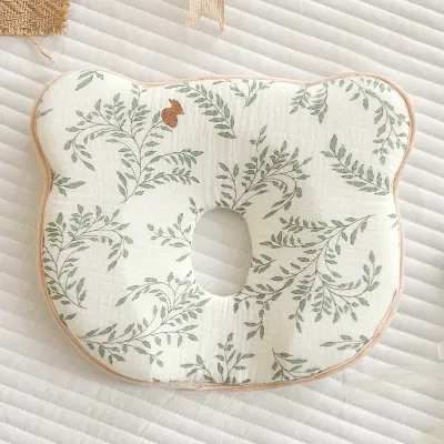 ANYOUBI | Breathable Cotton Gauze Anti-Flat Head Infant Pillow