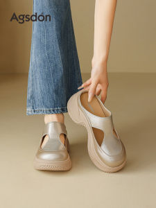 Agsdon | Summer Outdoor Sporty Slip-On Sandals Hollow Breathable High Heel