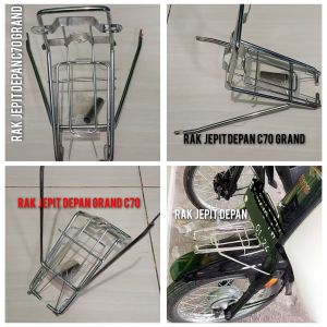 RAK JEPIT DEPAN C70 C50 C700 C800 BAGASI ASTREA GRAND PRIMA  GRAND BULUS