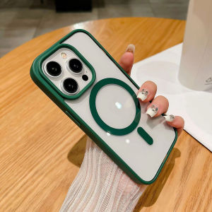 Acrylic Matte Magnetic Phone Case For iPhone 17 Pro Max 16 13 15 14 Plus 11 12 Air 17promax 16promax Shockproof Cover Funda