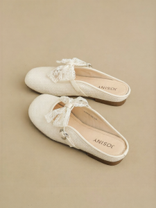 Josiny | Summer Stylish Comfort French Woven Open Toe Slip-On Sandals