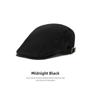 FANCET | Vintage Adjustable Both-Ways Wear Cap Hat for Women Retro and Easy to Match Smaller Face Looking