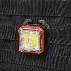 Outdoor Flashlight EDC Portable Mini Light Camping Hiking Safety Flashing Light For Tactical Vest 25mm Backpack Strap