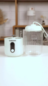 SAMONO Portable Juicer Blender 40W USB Rechargeable Dual Bottle Stainless Steel Blades SW-Y6S