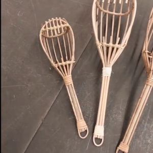 ตะกร้อสอยผลไม้หวาย ที่สอยผลไม้แบบหวาย ที่สอยมะม่วง ตะกร้อหวาย ตะกร้อ