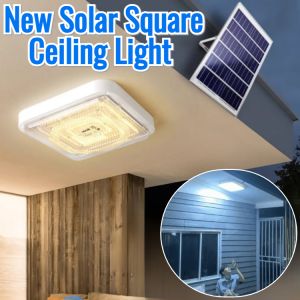 New Solar Square Ceiling Light LED Waterproof Dust And Mosquito Prevent Lamp Solar Garden Lights