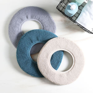 Ecoco Toilet Seat Cover Soft Closestool Mat Washable Warm Toilet Bowl Seat Bidet Cover Cushion Bathroom Accessories