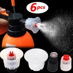 6PCS Car Wash Foam Nozzle Internal Thread 16mm Manual Pump Foam Sprayer Car Windshield Fan Foam Nozzle Car Cleaning Accessories