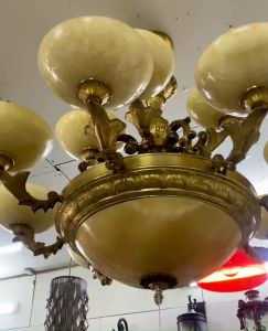 [HCM]ĐÈN CHÙM ĐỒNG ĐÁ CAO CẤP (thanh lý hàng tồn)