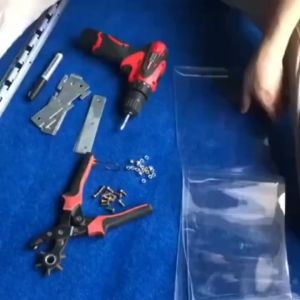 DIYMO HANGER FOR PVC STRIP CURTAIN 1 Meter Long/FREEZER CURTAIN/PLASTIC STRIP CURTAIN/CLEAR CURTAIN STRIPS