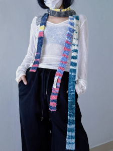 Korean Style Long Knitted Scarf: A Fashionable Neck Warmer