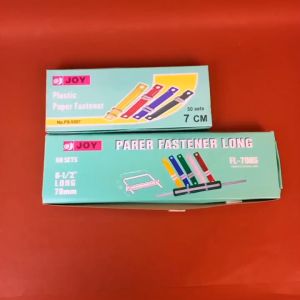Stationery Fastener (Joy) Plastic Paper Fastener 8.5 cm q:50s No. FL-7085 Assorted School supplies