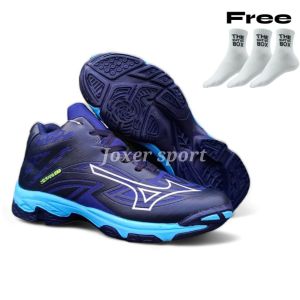 Sepatu Voly Voli Mizuno Wlz7 Mid Sepatu Volly Pria Wanita Sepatu Voli Ukuran 37 38 Sepatu Voly Wanita Terlaris