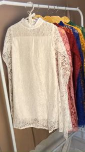 9 Toko Gaun Pesta Brukat MARTHIA: Gaun Wanita Mewah Casual Dress Party Pakaian Wanita Full Brukat Model Korea Tangan Lengan Batwing Resmi Baju Kondangan Modern Acara Pernikahan Formal Natal Ulang Tahun Baru Lebaran