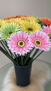 ดอกเยอบีร่าปลอม Artificial Gerbera ดอกไม้ประดิษฐ์เกรดพรีเมี่ยม