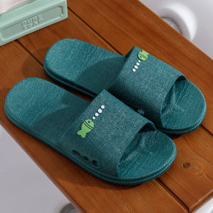 Summer Indoor Slip-Resistant Soft Sole Bath Slippers for Men and Women