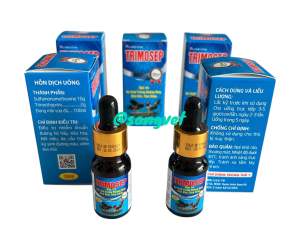 Trimosep - Đặc tr ị ký sinh trùng đường máu cầu trùng bệnh đầu đen viêm teo mũi 10ML