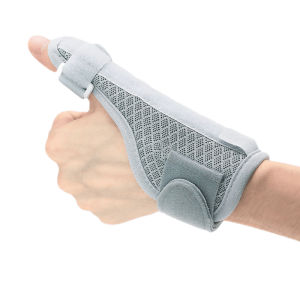Guoftstars Adjustable Thumb Splint Support Brace Compression Finger Holder Protector Wrist Brace for Sprains Strains Arthritis Tendonitis