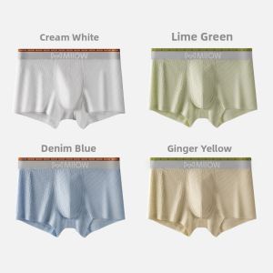 miiow | Pure Cotton Antibacterial Sports Briefs For Men Youth Quadangle Shorts Breathable Comfortable Underwear MiiOW Catman Brand