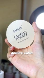 Compact Powder SANIYE Cake Oil Control Bedak Padat Matte Wajah Color Corrector R5006