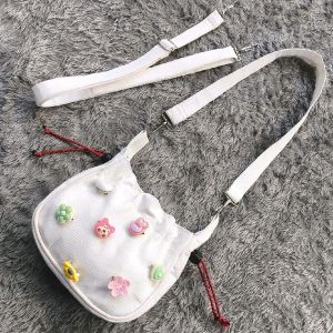 Villya Slingbag & Shoulder bag/ Tas Mini Serut Tas Kanvas Canvas Tas Bahu Tas Selempang Wanita