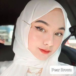 Softlens Pear Grey Gray Brown Dia.14.5 mm Normal & Minus ( -0.50 s/d -6.00 ) Bisa Beda Minus Soflens Wedding By Dreamcolor1