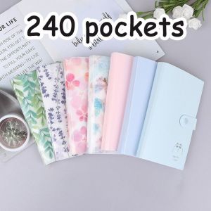 240 Pockets Card Book lomo cards Holder Photocard Photo album Capacity Scrapbook Binder Holder