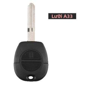 KEYECU 433 MHz Không Có Chip Chìa Khóa Xe Từ Xa Fob 2 Nút Tương Thích Với Nissan Patrol Navara X-Trail Serena Primera Micra Almera P/N 28268-8H700