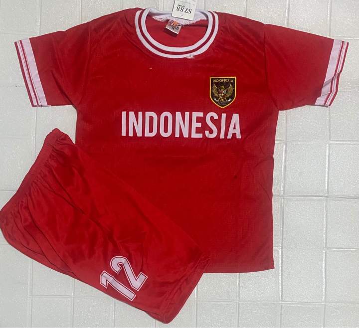 Baju bola ARHAN timnas indonesia usia 1-12 tahun Baju Sepak Bola