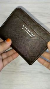 Menbense Wallet Zipper Bifold New Design Leather Dompet Lelaki Perempuan Beg Duit 1933-3