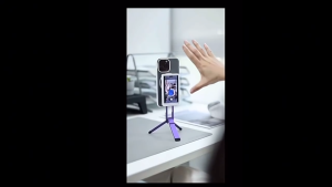 Magnetic Phone Tripod Stand Carabiner-Mounted Tripod Aluminium Holder Mini Foldable Portable Pocket Adjustable Angle