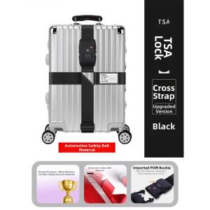 Elastic Security Tie TSA Secure Cross Strap