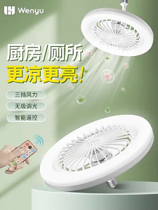 Ceiling Fan with LED Light for Living Room Bedroom Kitchen Smart Ceilings Fan with Light Remote Control Silent Chandelier Light
