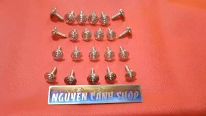 Ốc dàn áo Exciter 135 5 số22 con inox 304 đầu dẹp thái