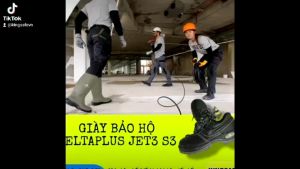 GIÀY BẢO HỘ  DELTAPLUS JET3 S3 CHẤT LIỆU DA  THIẾT KẾ CHẮC CHẮN  BỀN  ĐẸP DI CHUYỂN LINH HOẠT[CHÍNH HÃNG] (1 ĐÔI)