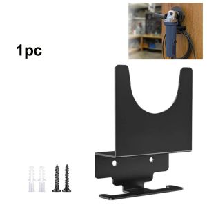 Angle Grinder Holder Durable Metal Tool Rack with Cord Hanger Wall Mount Bracket for Polishers Cutters Workshop Garage Organizer