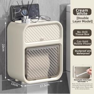 youqin | Wall Mounted Waterproof Toilet Tissue Holder