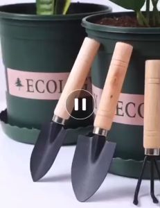 OV726 Alat Set 3 in 1 Mini Berkebun Tebal Sekop Garpu Cangkul Tanam Kebun Tanaman Garden