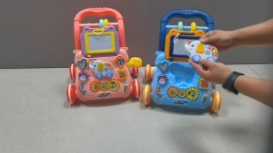 Mainan Anak Baby Walker Alat Bantu Berjalan Full Music Kartun Melatih Motorik Edukasi Bayi Jalan