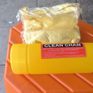 lap kanebo ukuran 43cm×32cm×0.2 lembut tebal dan tidak mudah sobek