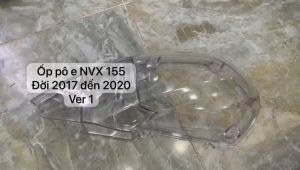 Ốp pô e( air) mica khói xe NVX đời 2017 2018 2019 2020.( Version1)