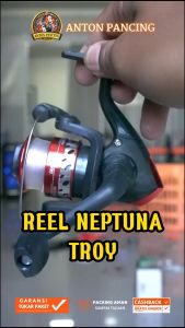Reel Pancing Murah Neptuna Troy Spool Besi & 3 Ball Bearing